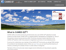 Tablet Screenshot of cameoez.com